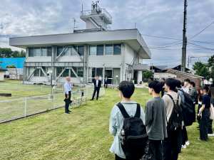 気象台見学_圃場